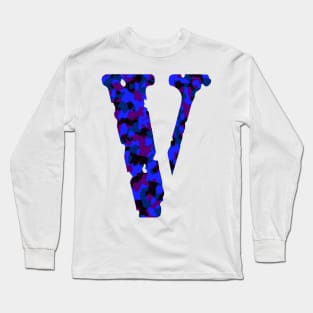 Vlone military bleu Long Sleeve T-Shirt